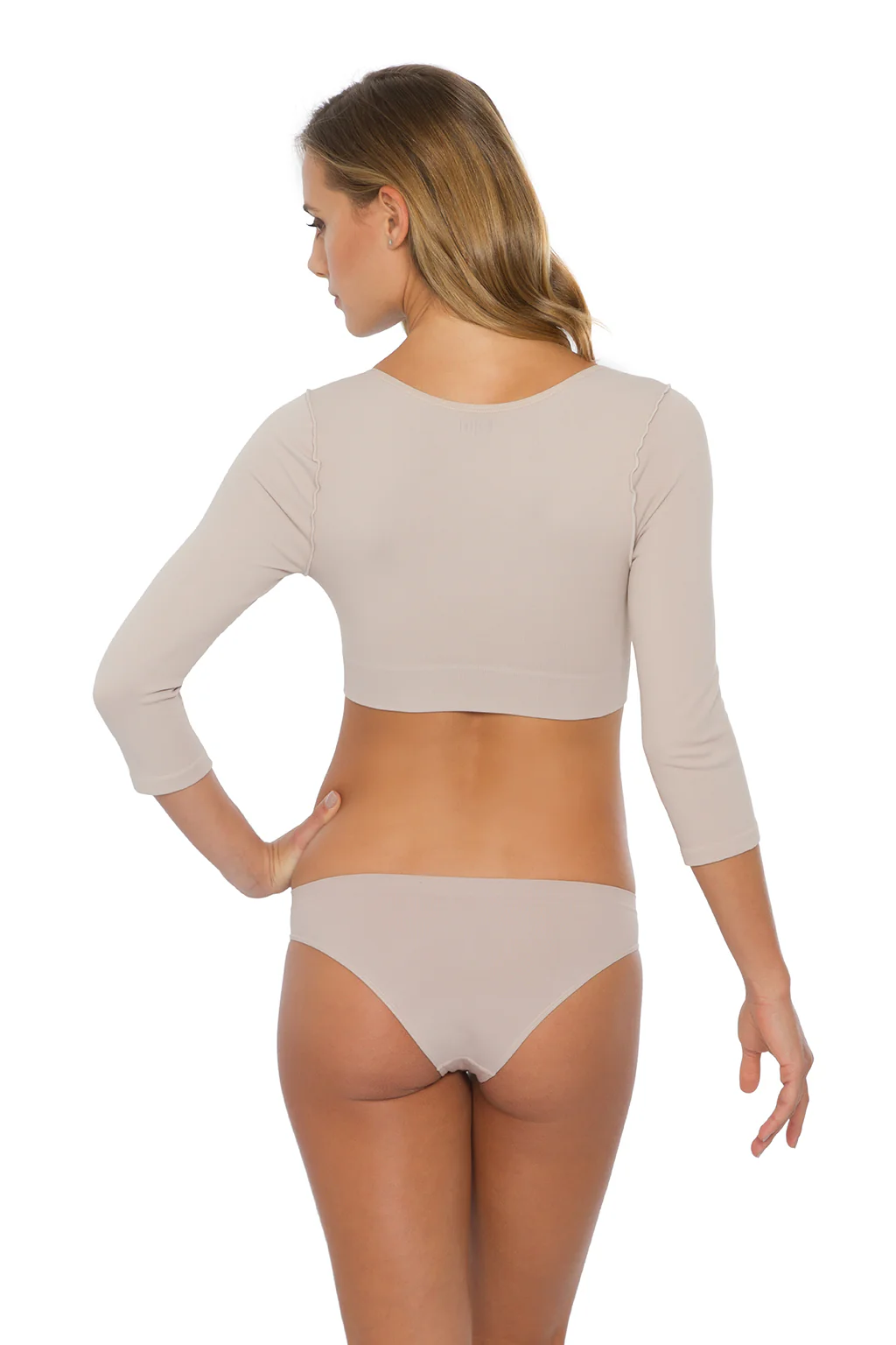 Aesthetic Compression Bust and Back Support with Arms Tightening Sleeves Breast Shaper - Image 3