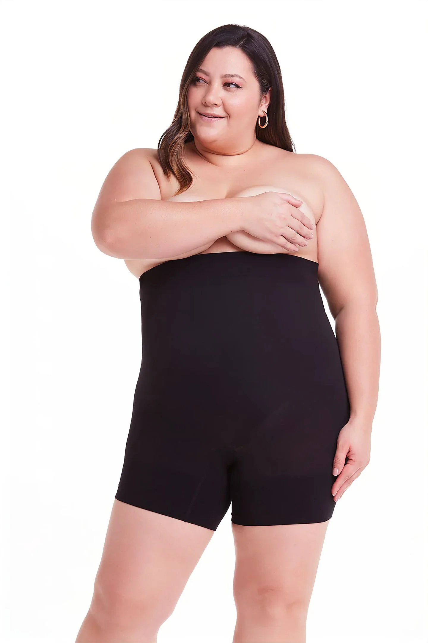 Laser Cut High Waist Abdomen Control Boxer - Image 14