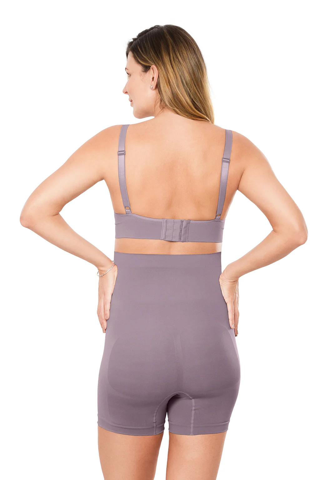 Seamless High Waist Abdomen and Back Support Pregnancy Bermuda - Image 15