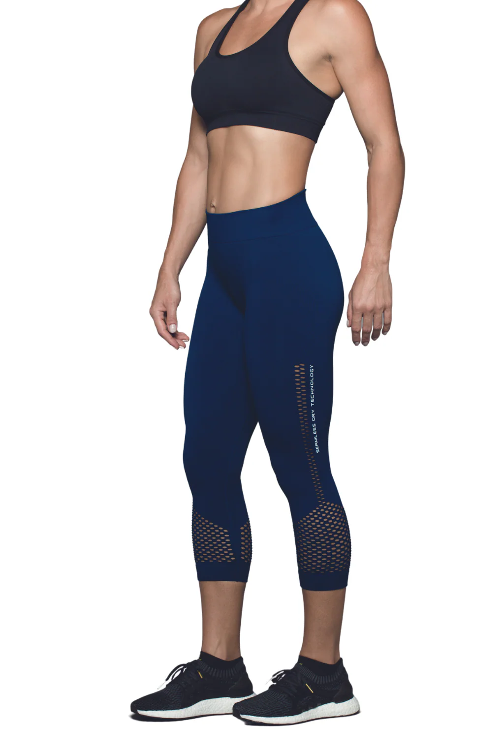 Seamless Body Support and Modeling Sports Capri - Image 10
