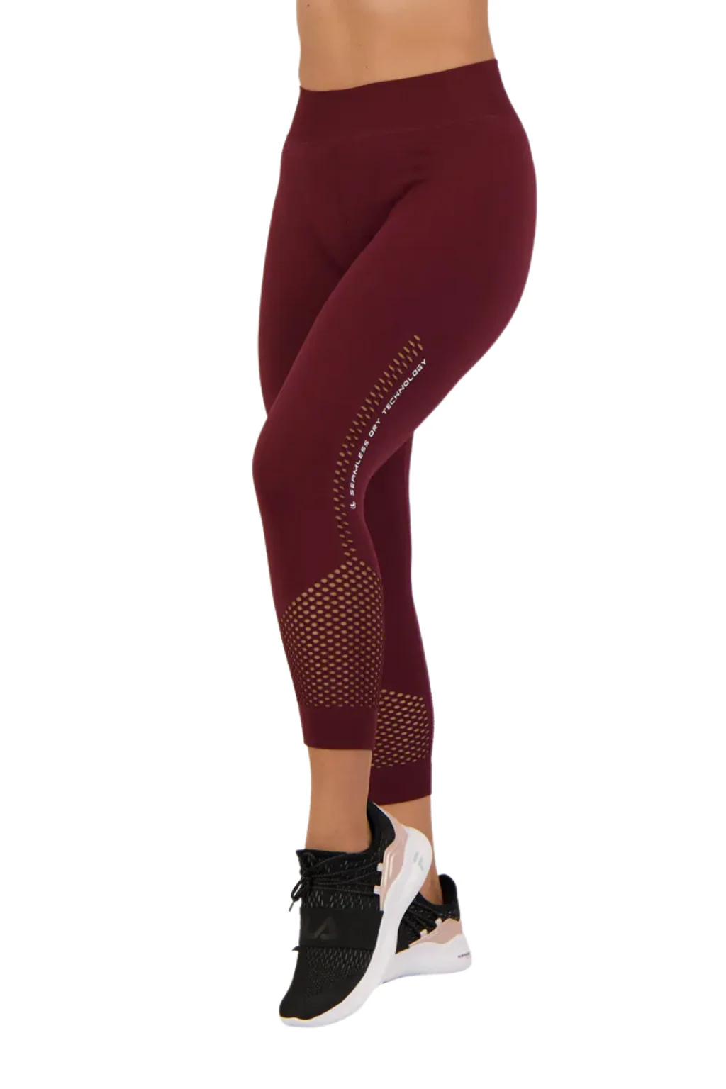 Seamless Body Support and Modeling Sports Capri - Image 4