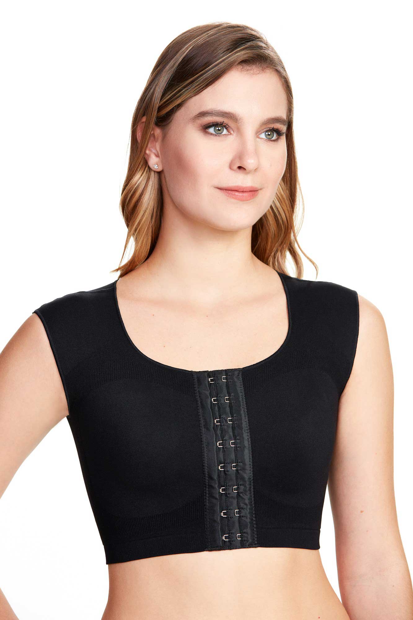 Aesthetic Compression Front Closure Breast and Back Support Breast Shaper - Image 3