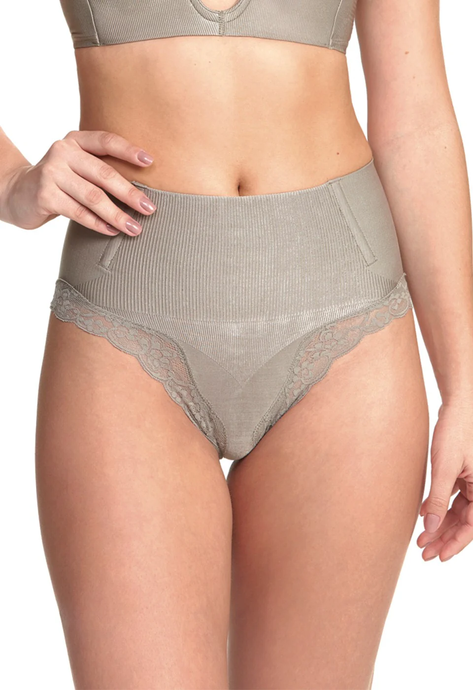 Shades Lower Abdomen Control Double Waist Panty - Image 5