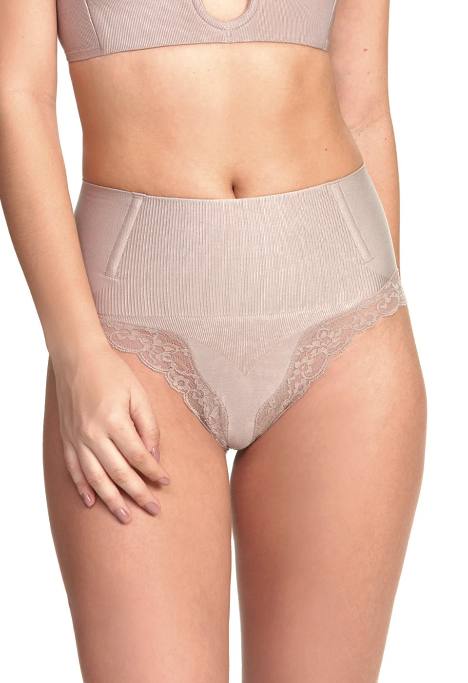 Shades Lower Abdomen Control Double Waist Panty - Image 7
