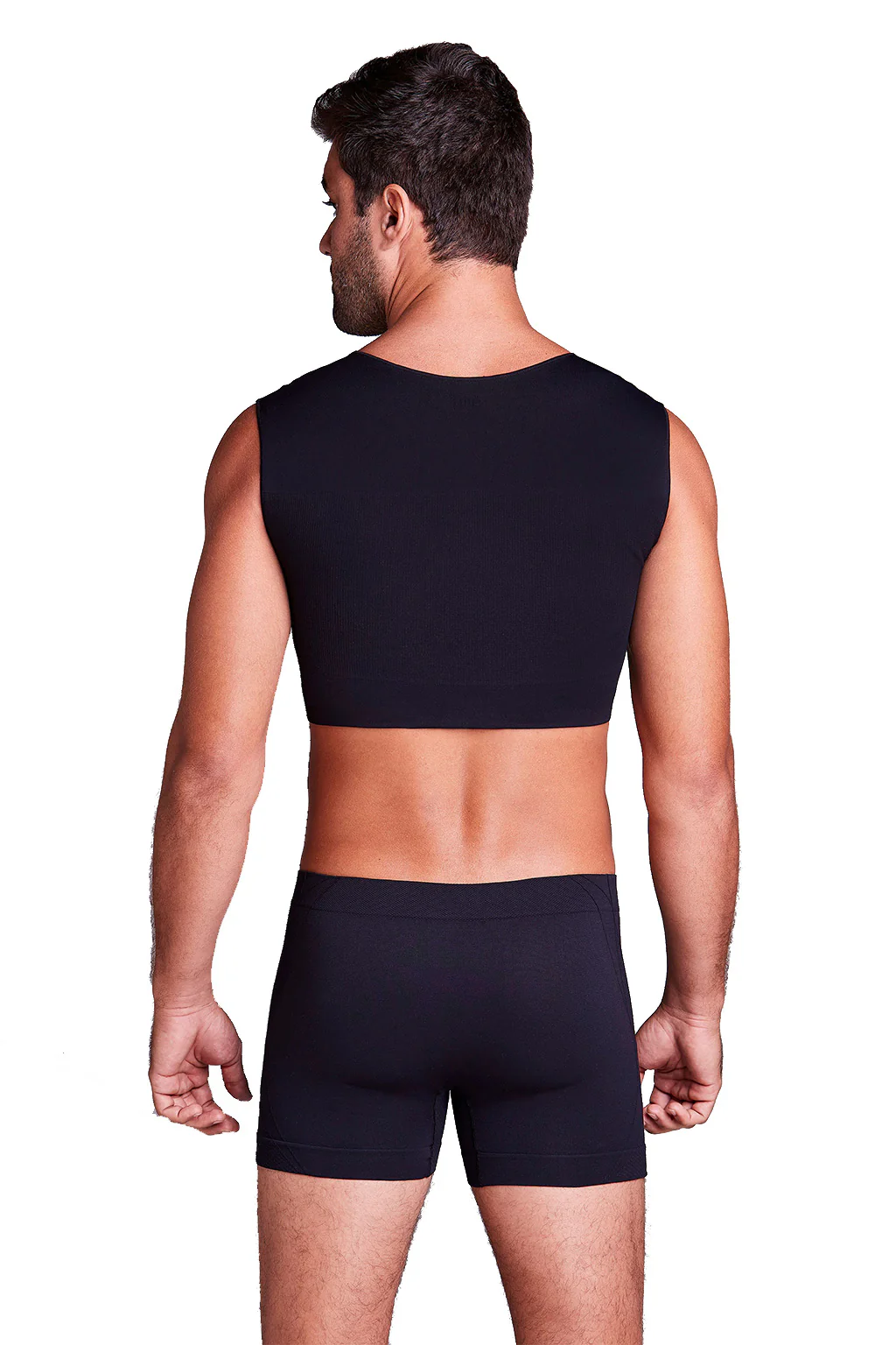 Aesthetic Compression Front Closure Double Fabric Men Chest Shaper - Image 5