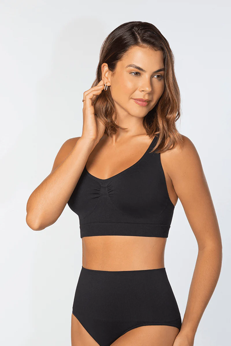 Seamless Bust Support Back Fat Smoothing Bra - Image 16