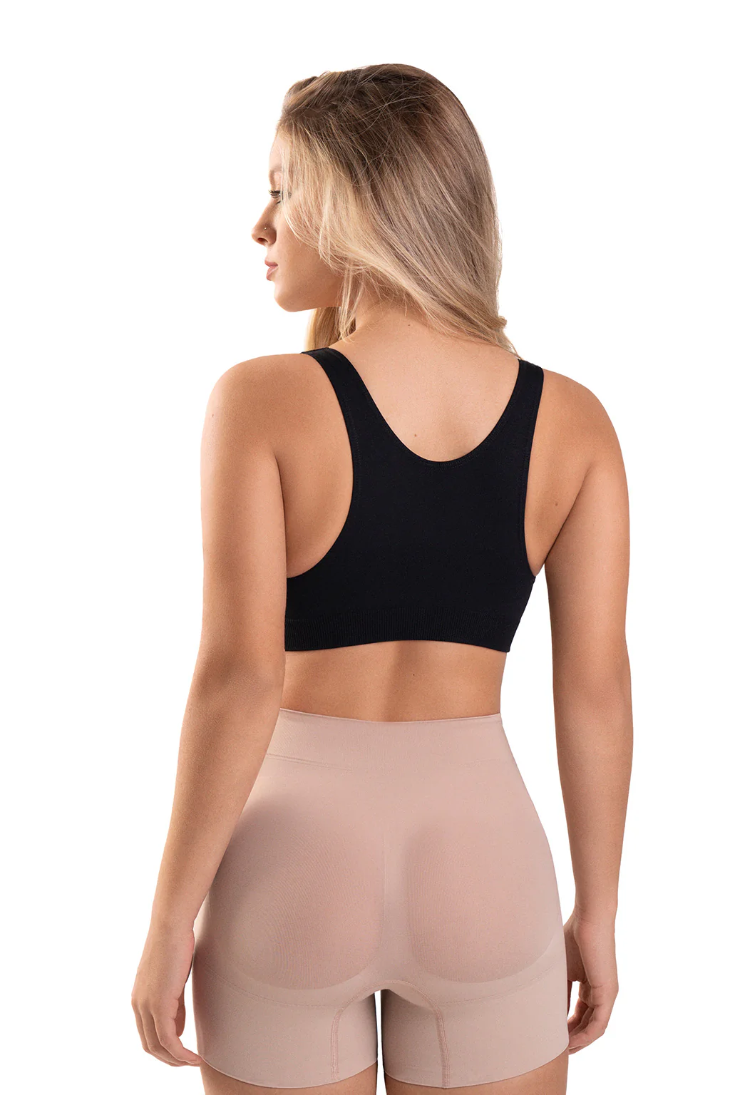 Seamless Bust Support Back Fat Smoothing Bra - Image 18