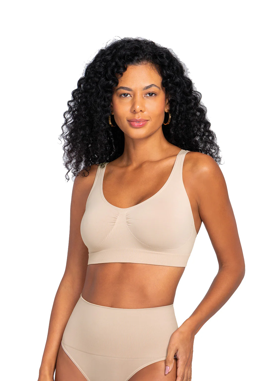 Seamless Bust Support Back Fat Smoothing Bra - Image 4
