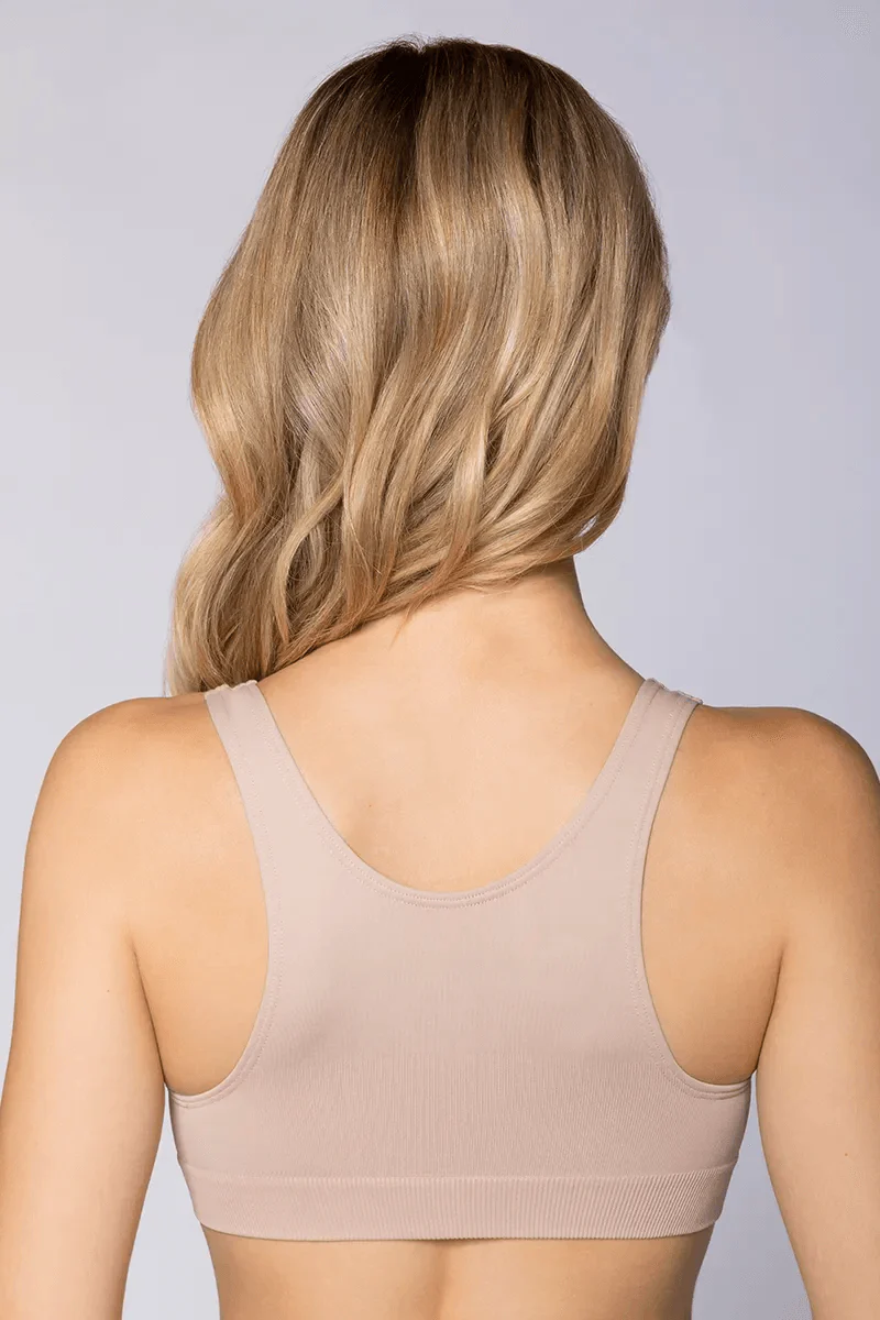 Seamless Bust Support Back Fat Smoothing Bra - Image 9