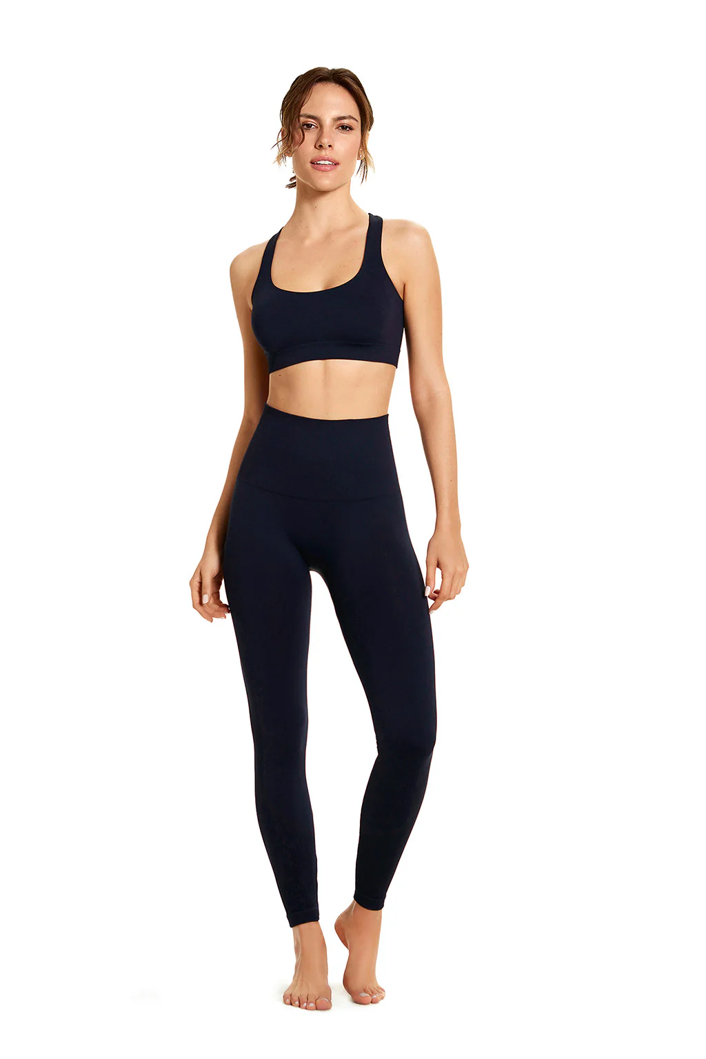 Comfortable Support Breathable Swimmer Design Sports Bra - Image 4