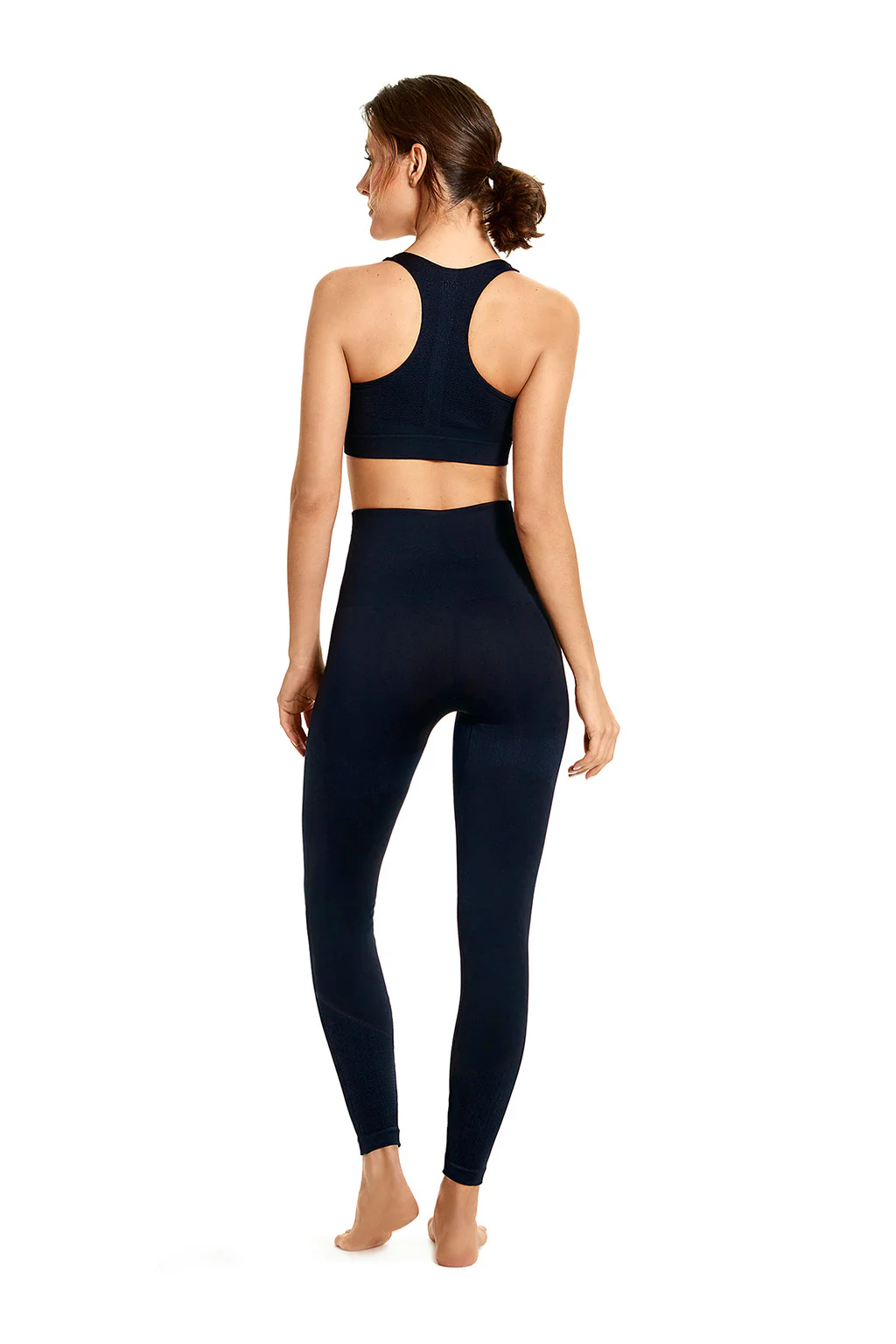 Comfortable Support Breathable Swimmer Design Sports Bra - Image 6