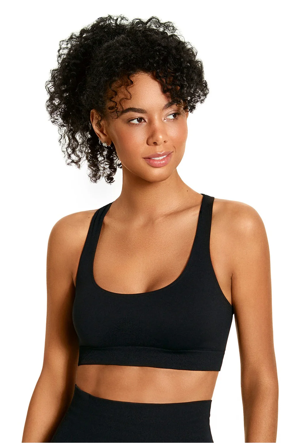 Comfortable Support Breathable Swimmer Design Sports Bra - Image 8